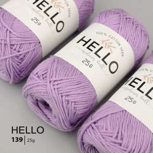 Пряжа HELLO Cotton 139 (25 грамм)